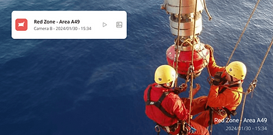 Artificial Intelligence of Things (AIoT) for Red Zone Monitoring